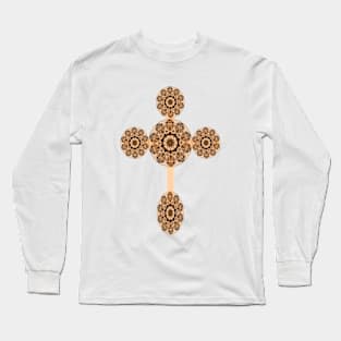 Sepia Cross Long Sleeve T-Shirt